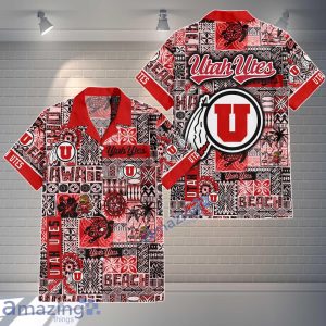 Utah Utes Logo Team Hawaiian Shirt & Short New Design Summer Gift For Fans Product Photo 1