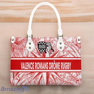 Valence Romans Drôme Rugby Leather Handbag Custom Name Gift For Women image Valence Romans Drôme Rugby Leather Handbag Custom Name Gift For Women Product Photo 3