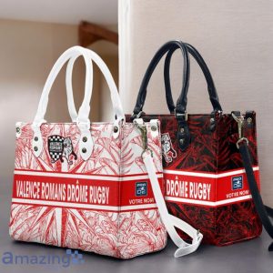 Valence Romans Drôme Rugby Leather Handbag Custom Name Gift For Women Product Photo 1