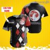 Vauxhall Sports Logo Jersey Baseball Shirt Custom Name With Diamond Brush Pattern For Men And Women