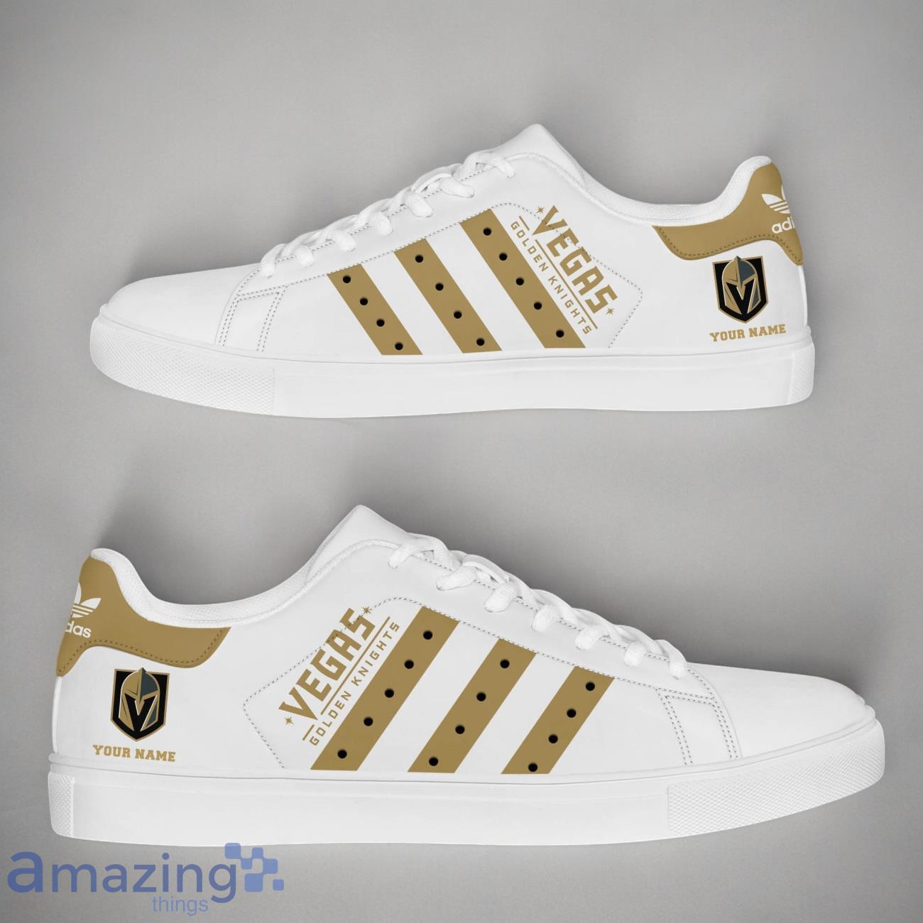 Vegas Golden Knights NHL Custom Name New StanSmith Shoes Gifts For Fans image Vegas Golden Knights NHL Custom Name New StanSmith Shoes Gifts For Fans Product Photo 1