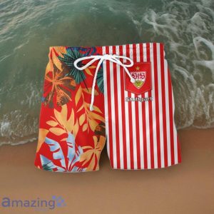 VfB Stuttgart Hawaiian Shirt & Short Aloha Beach Summer For Men Women image VfB Stuttgart Hawaiian Shirt & Short Aloha Beach Summer For Men Women Product Photo 2