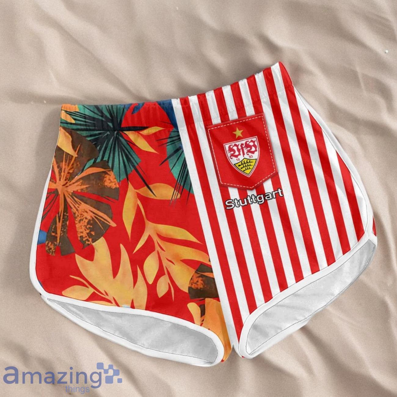 VfB Stuttgart Hawaiian Shirt & Short Aloha Beach Summer For Men Women image VfB Stuttgart Hawaiian Shirt & Short Aloha Beach Summer For Men Women Product Photo 3