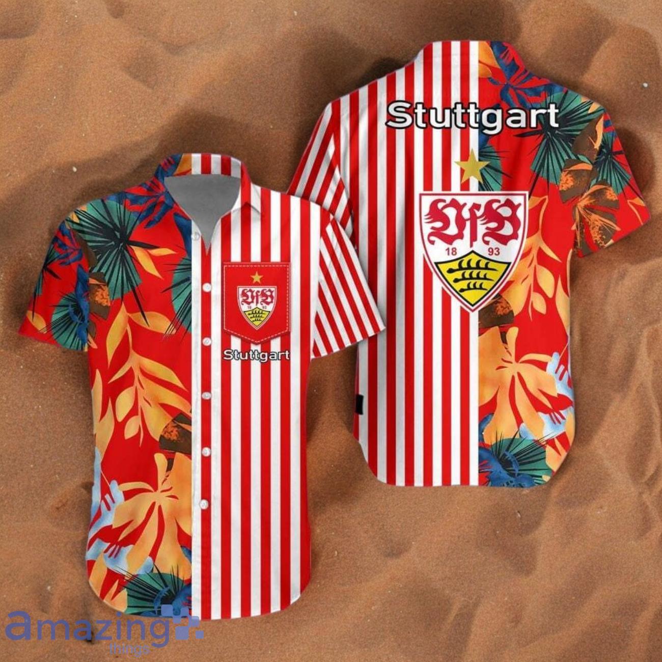 VfB Stuttgart Hawaiian Shirt & Short Aloha Beach Summer For Men Women image VfB Stuttgart Hawaiian Shirt & Short Aloha Beach Summer For Men Women Product Photo 1