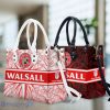 Walsall FC Leather Handbag Custom Name Nice Gift For Women, Mother Day