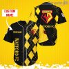 Watford Sports Logo Jersey Baseball Shirt Custom Name With Diamond Brush Pattern For Men And Women