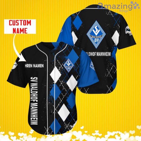 Wehen Wiesbaden Sports Logo Jersey Baseball Shirt Custom Name With Diamond Brush Pattern For Men And Women Product Photo 1
