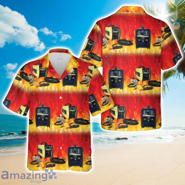 Welder Canada Canaweld TIG ACDC 201 Pulse-D Hawaiian Shirt Beach Holiday Product Photo 1