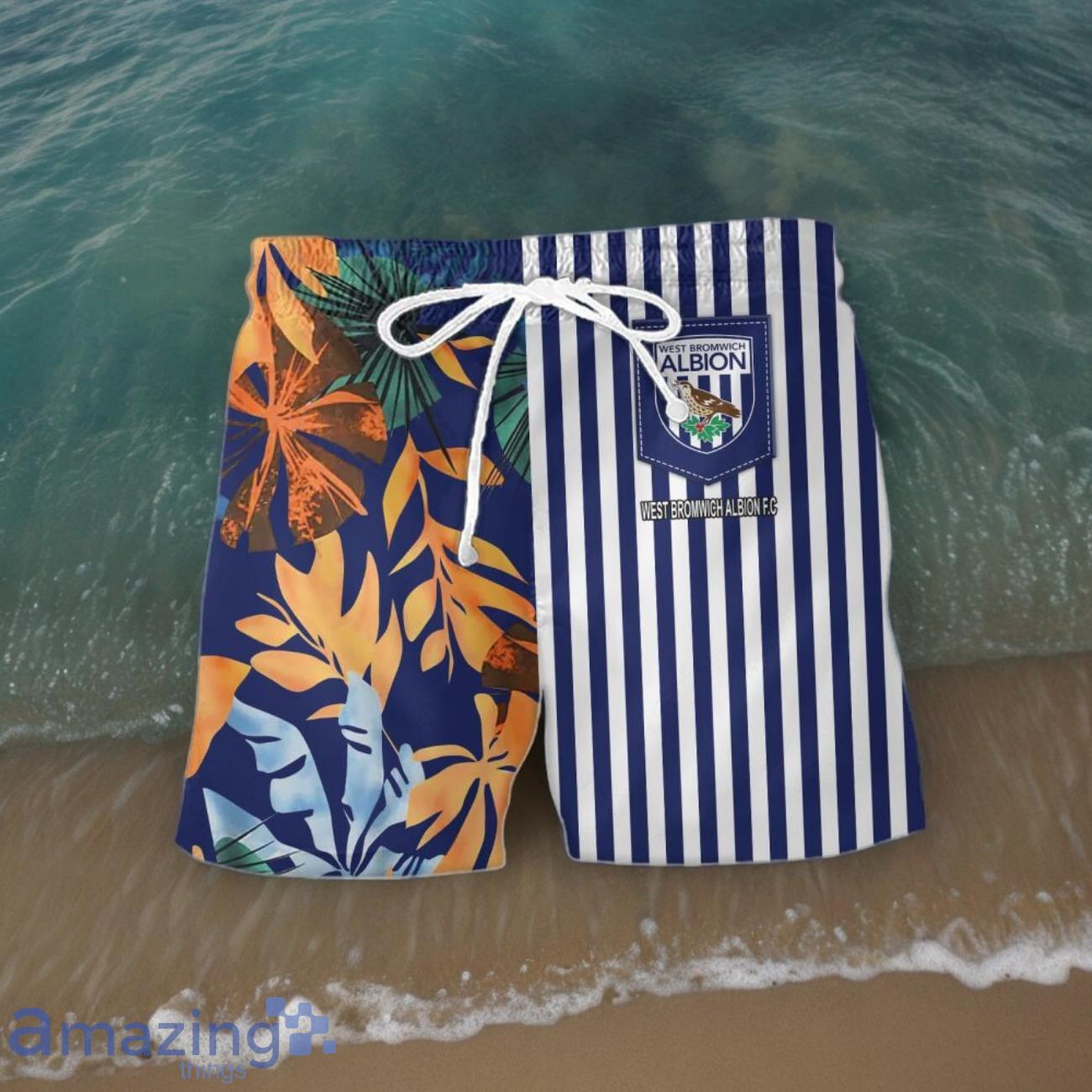 West Bromwich Albion F.C Hawaiian Shirt & Short Aloha Beach Summer For Men Women image West Bromwich Albion F.C Hawaiian Shirt & Short Aloha Beach Summer For Men Women Product Photo 2