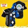 Wigan Athletic Sports Logo Jersey Baseball Shirt Custom Name With Diamond Brush Pattern For Men And Women