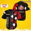 Sunderland A.F.C Sports Logo Jersey Baseball Shirt Custom Name With Diamond Brush Pattern For Men And Women