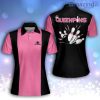 Personalized Queen Pins Pink Polo Shirt