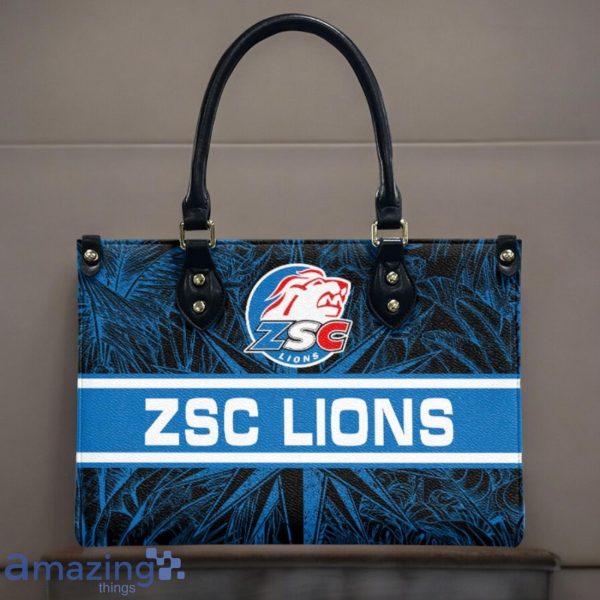 ZSC Lions Leather Handbag Custom Name Gift For Women Product Photo 2