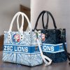 ZSC Lions Leather Handbag Custom Name Gift For Women