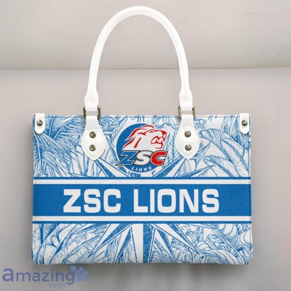 ZSC Lions Leather Handbag Custom Name Gift For Women Product Photo 3