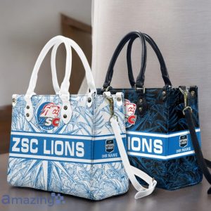 ZSC Lions Leather Handbag Custom Name Gift For Women Product Photo 1
