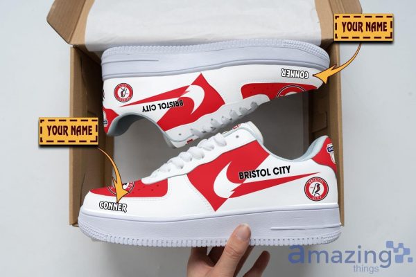 Bristol City Air Force Shoes Custom Name Men Women Gift AF1 Shoes Product Photo 1