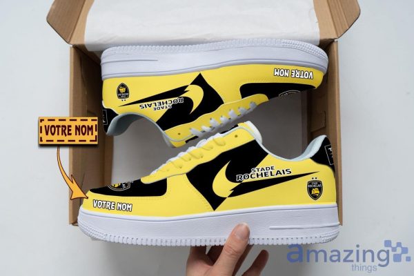 Stade Rochelais Air Force Shoes Custom Name Men Women Gift AF1 Shoes Product Photo 1