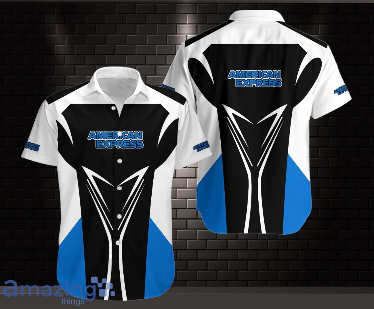 3d All Over Printed American Express 3D Hawaiian Shirt image 3d All Over Printed American Express 3D Hawaiian Shirt Product Photo 1