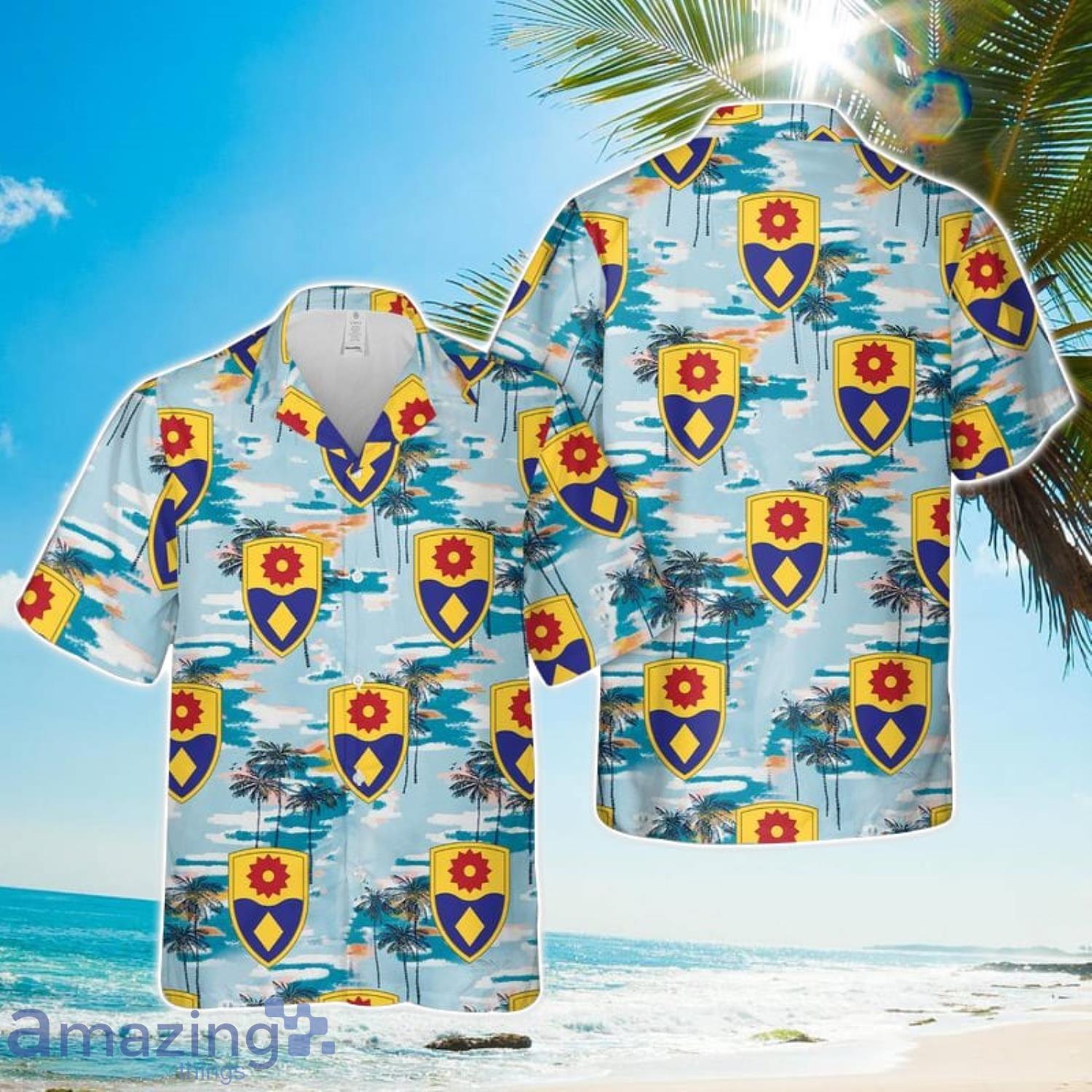 49th Military Police Brigade California Beach Gift Hawaiian Shirt image 49th Military Police Brigade California Beach Gift Hawaiian Shirt Product Photo 1