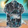 Carolina Panthers Tropical Skull Halloween 3D Hawaiian Shirt For Men Women NFL Fans