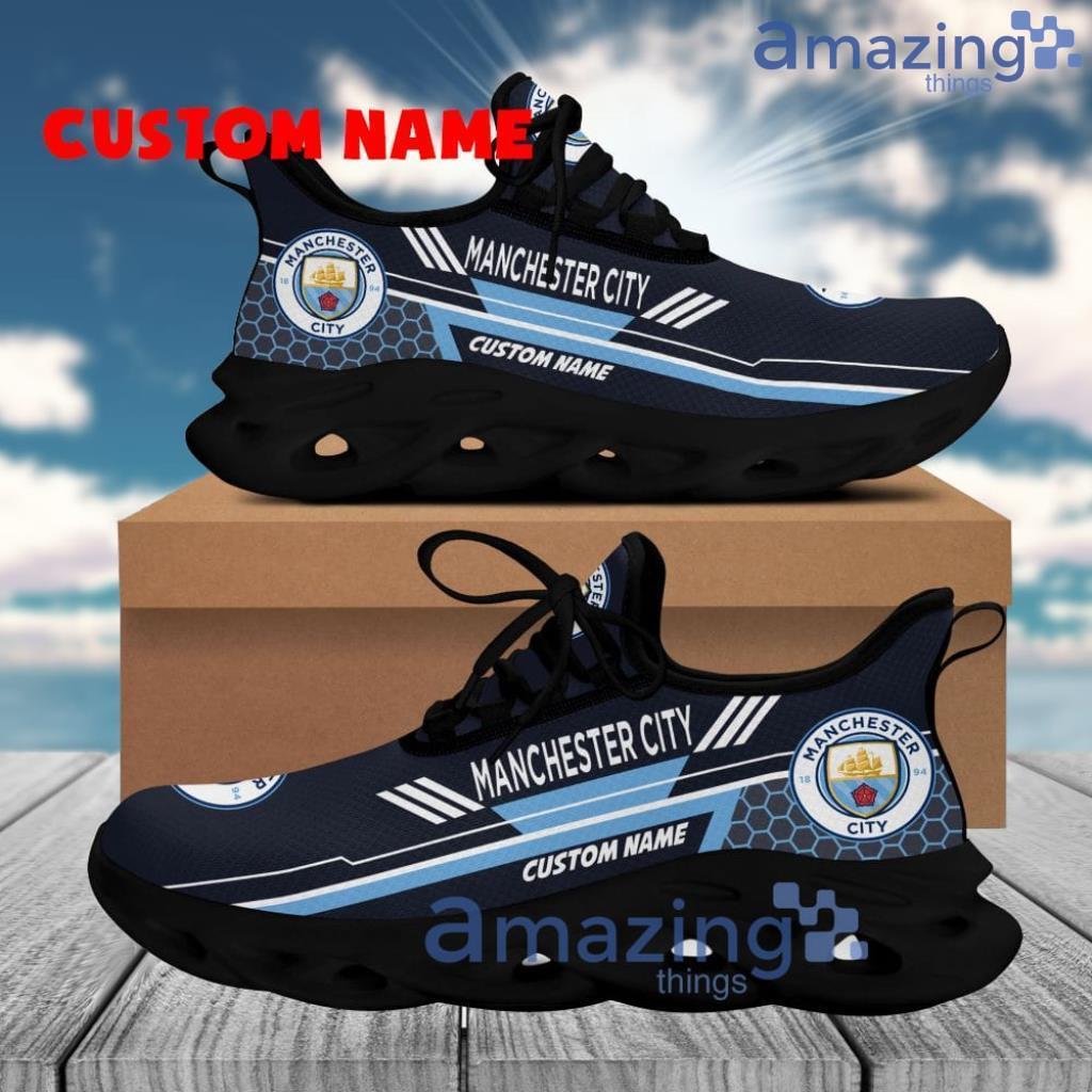Manchester City F.C Logo Brand Clunky Max Soul Shoes Pattern Modern Footwear Trend For Men And Women Custom Name image Manchester City F.C Logo Brand Clunky Max Soul Shoes Pattern Modern Footwear Trend For Men And Women Custom Name Product Photo 1