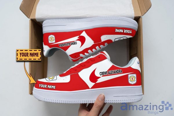 Crewe Alexandra Air Force Shoes Custom Name Men Women Gift AF1 Shoes Product Photo 1