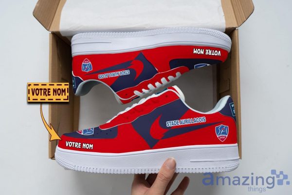 Stade Aurillacois Cantal Auvergne Air Force Shoes Custom Name Men Women Gift AF1 Shoes Product Photo 1