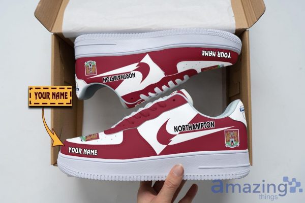 Northampton Town F.C Air Force Shoes Custom Name Men Women Gift AF1 Shoes Product Photo 1