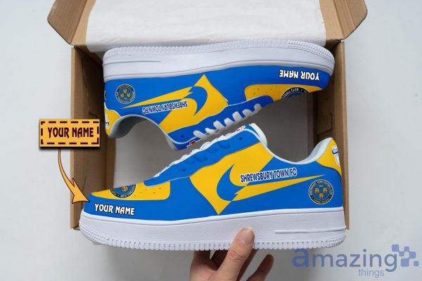 Shrewsbury Town Air Force Shoes Custom Name Men Women Gift AF1 Shoes Product Photo 1