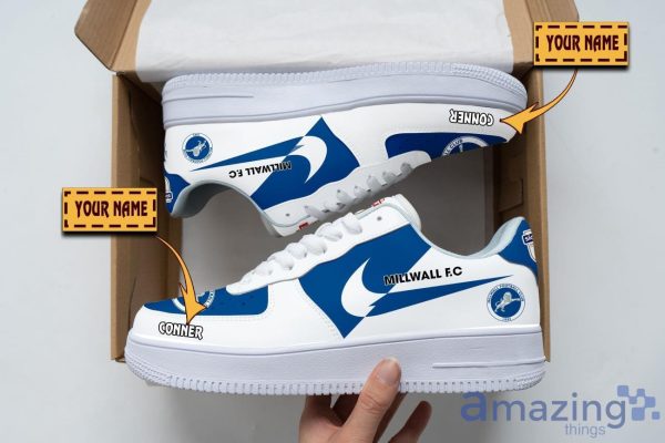 Millwall F.C Air Force Shoes Custom Name Men Women Gift AF1 Shoes Product Photo 1