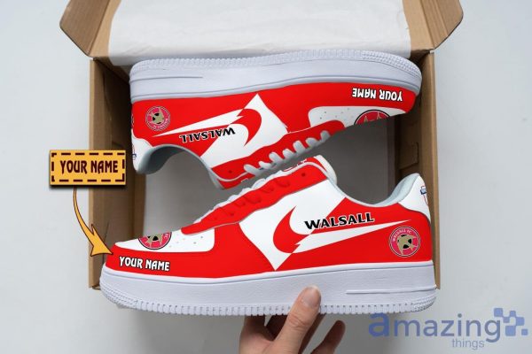 Walsall FC Air Force Shoes Custom Name Men Women Gift AF1 Shoes Product Photo 1