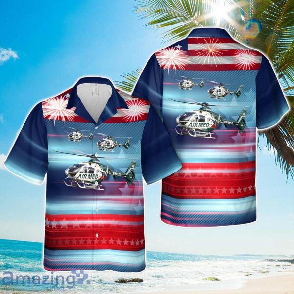 Acadian Ambulance Service Eurocopter EC-135T-1, 4th Of July Hawaiian Shirt Men Women Men Women Beach Shirt Product Photo 1