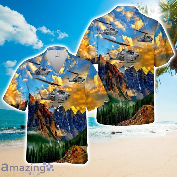 AH-1G (Bell 209) Huey Cobra Snake Helicopter Hawaiian Shirt Men Women Men Women Beach Shirt Product Photo 1