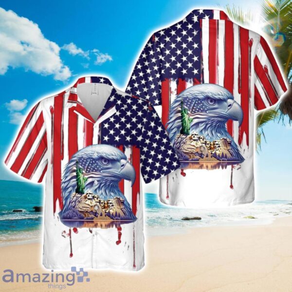 American Bald Eagle, 4th Of July Hawaiian Shirt Product Photo 1