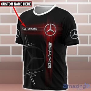 AMG Logo Custom Name 3D T-Shirt Sweatshirt Hoodie Bomber Jacket Product Photo 2