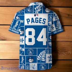Andy Pages Los Angeles Dodgers MLB Square Hawaiian Shirt And Short Product Photo 3