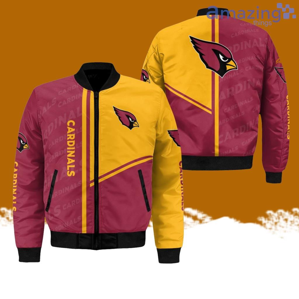 Arizona Cardinals All Over Print Bomber Jacket Hot Style 3D Printing image Arizona Cardinals All-Over-Print Bomber Jacket Hot Style 3D Printing Product Photo 1