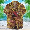 Arizona Cardinals Flower and Skull Hawaiian Shirt NFL Team Halloween Shirt