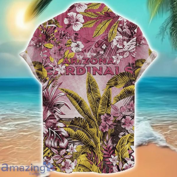 Arizona Cardinals Tropical Skull Halloween 3D Hawaiian Shirt For Men Women NFL Fans Product Photo 2