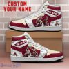 Arizona Coyotes NHL Team Logo Printed Mascot Design Air Jordan Hightop Shoes Custom Name For Fans