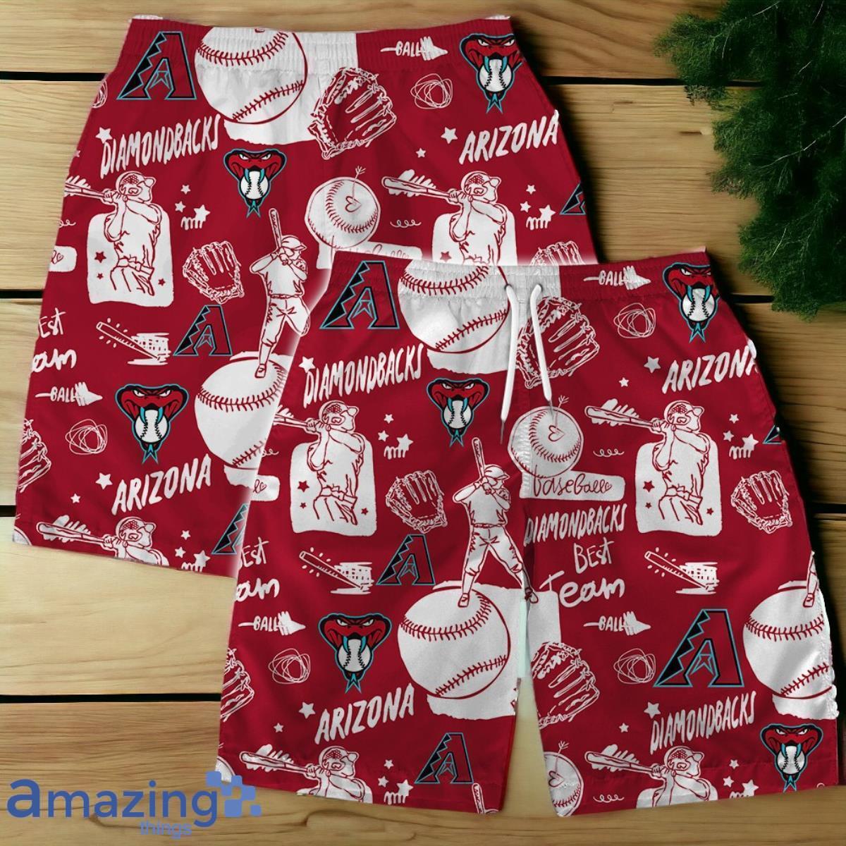 Arizona Diamondbacks MLB Logo Legend Team Hawaiian Shirt And Short image Arizona Diamondbacks MLB Logo Legend Team Hawaiian Shirt And Short Product Photo 4