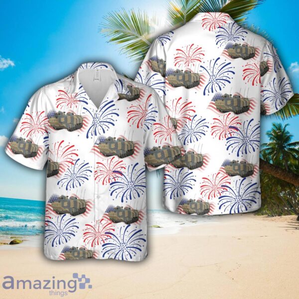 Assault Amphibious Vehicle (AAV) AAVP7A1, 4th Of July Hawaiian Shirt Product Photo 1