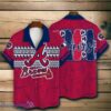 Atlanta Braves MLB Brocade Motifs Summer Hawaiian Shirt And Short