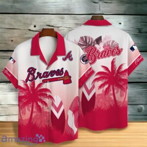 Atlanta Braves MLB Summer Tropical Coconut Hawaiian Shirt And Short Product Photo 2
