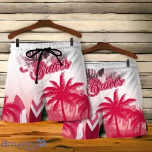 Atlanta Braves MLB Summer Tropical Coconut Hawaiian Shirt And Short Product Photo 1