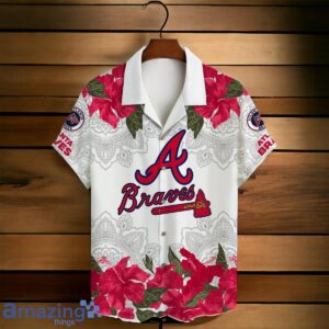 Atlanta Braves MLB Summer Tropical Hawaiian Shirt And Short image Atlanta Braves MLB Summer Tropical Hawaiian Shirt And Short Product Photo 2