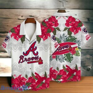 Atlanta Braves MLB Summer Tropical Hawaiian Shirt And Short Product Photo 1