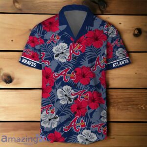 Atlanta Braves MLB Team Logo Hawaiian Shirt And Short Vintage Pattern Product Photo 2