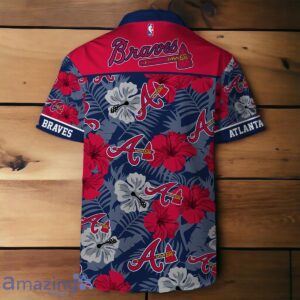Atlanta Braves MLB Team Logo Hawaiian Shirt And Short Vintage Pattern Product Photo 3
